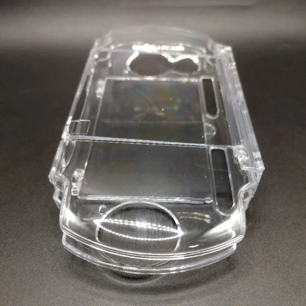 PlayStation PSP 2000 & 3000 Clear Case Protective Clamshell Hard Shell NEW!